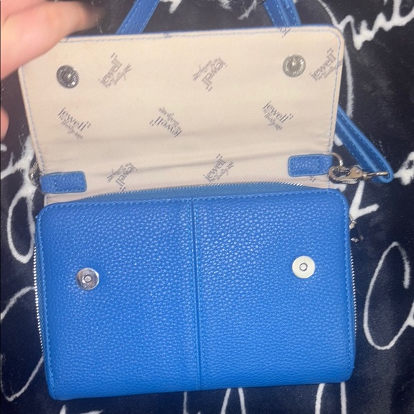 Jewell by Thirty-One Blue Crossbody Bag - Picture 4 of 5